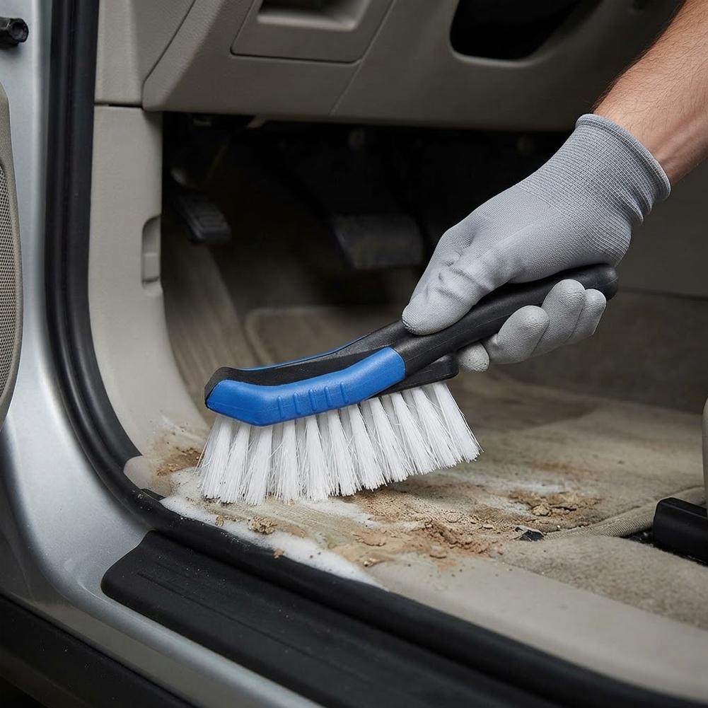 1 Pcs Car Carpet Tire Brush an - Seat Cleaner Fabric recension och pris